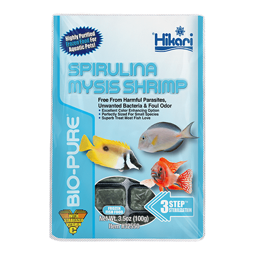 Spirulina Mysis Shrimp 100g – 32 Cubes