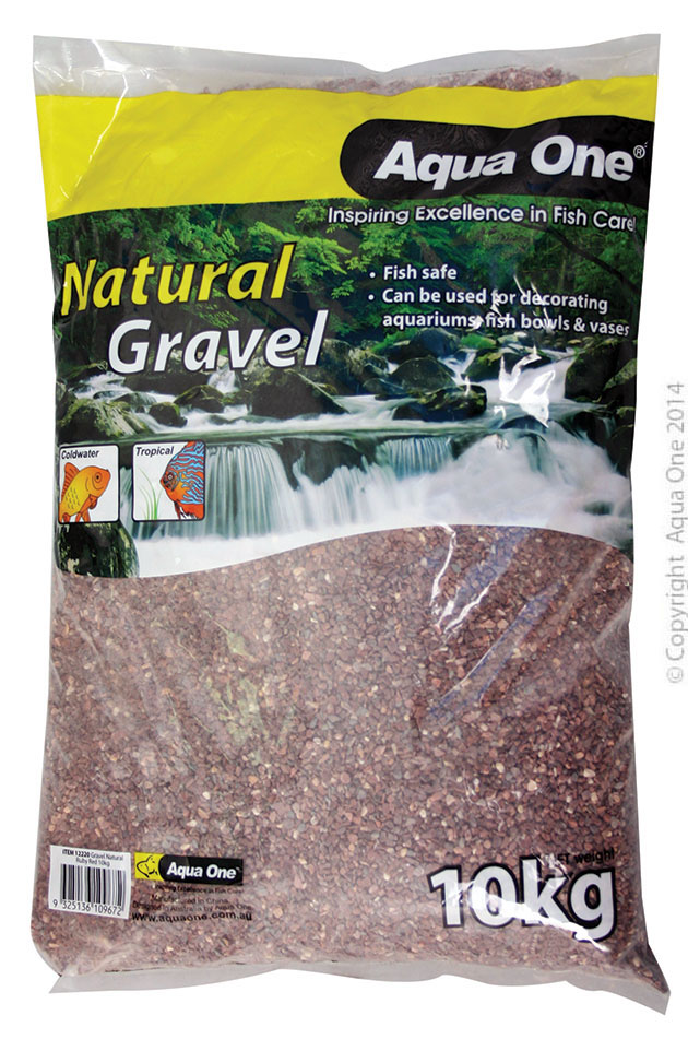 Natural Gravel Ruby Red 10kg