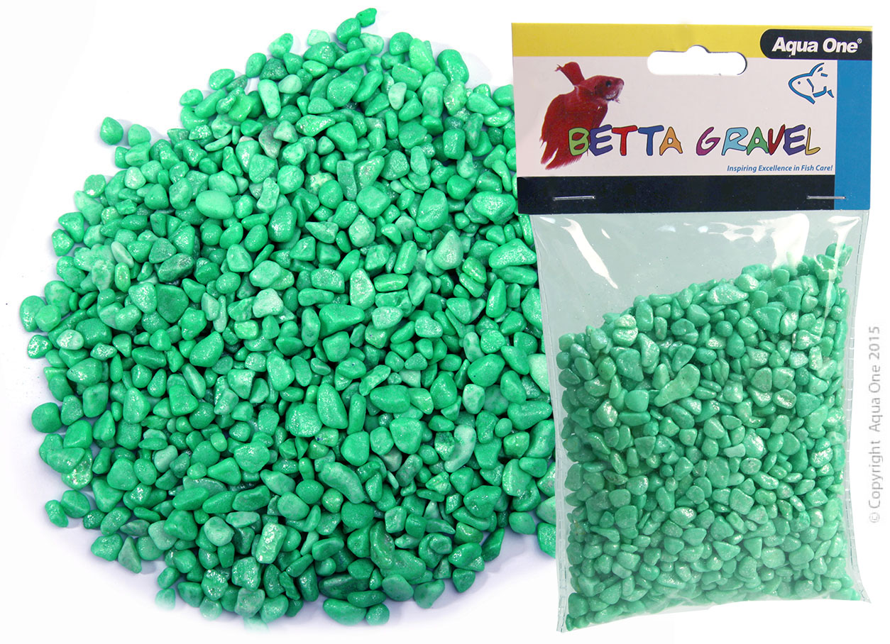 Betta Gravel Metallic Green 350g