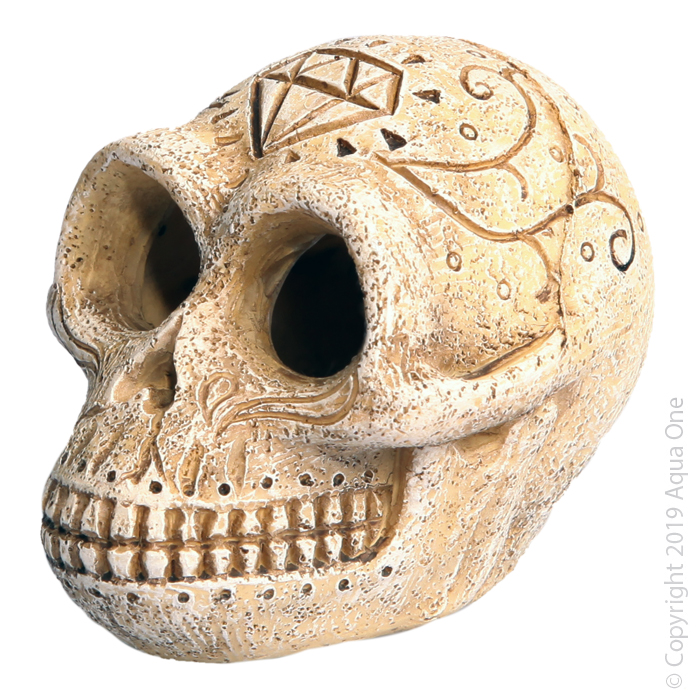 Ornament Mini Skull 5.5x7x5cmh