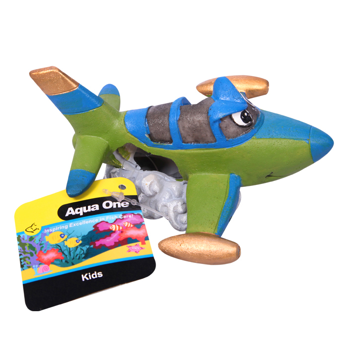 Ornament Aeroplane W Cloud 12.5×10.5×6.5cmh