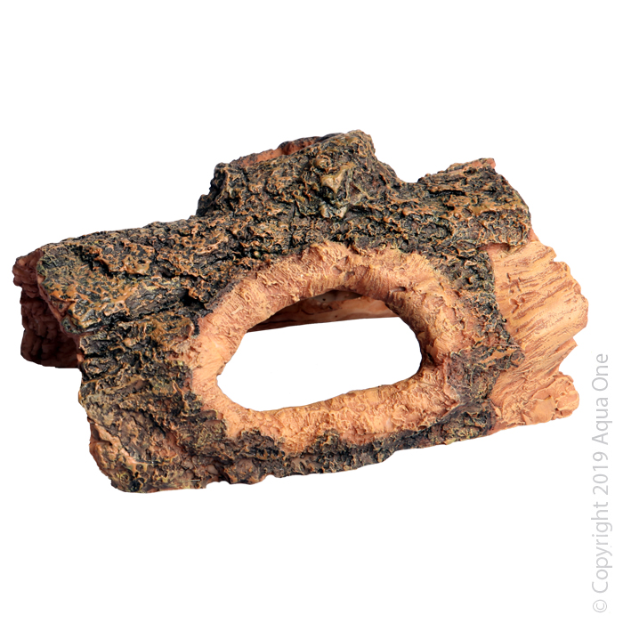 Ornament Half Log 14x10x7cmh