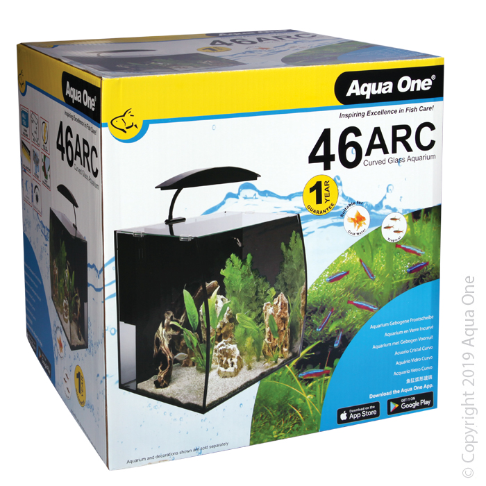 Arc 46 Glass Aquarium 46l 40l X 34.5d X 40cm H