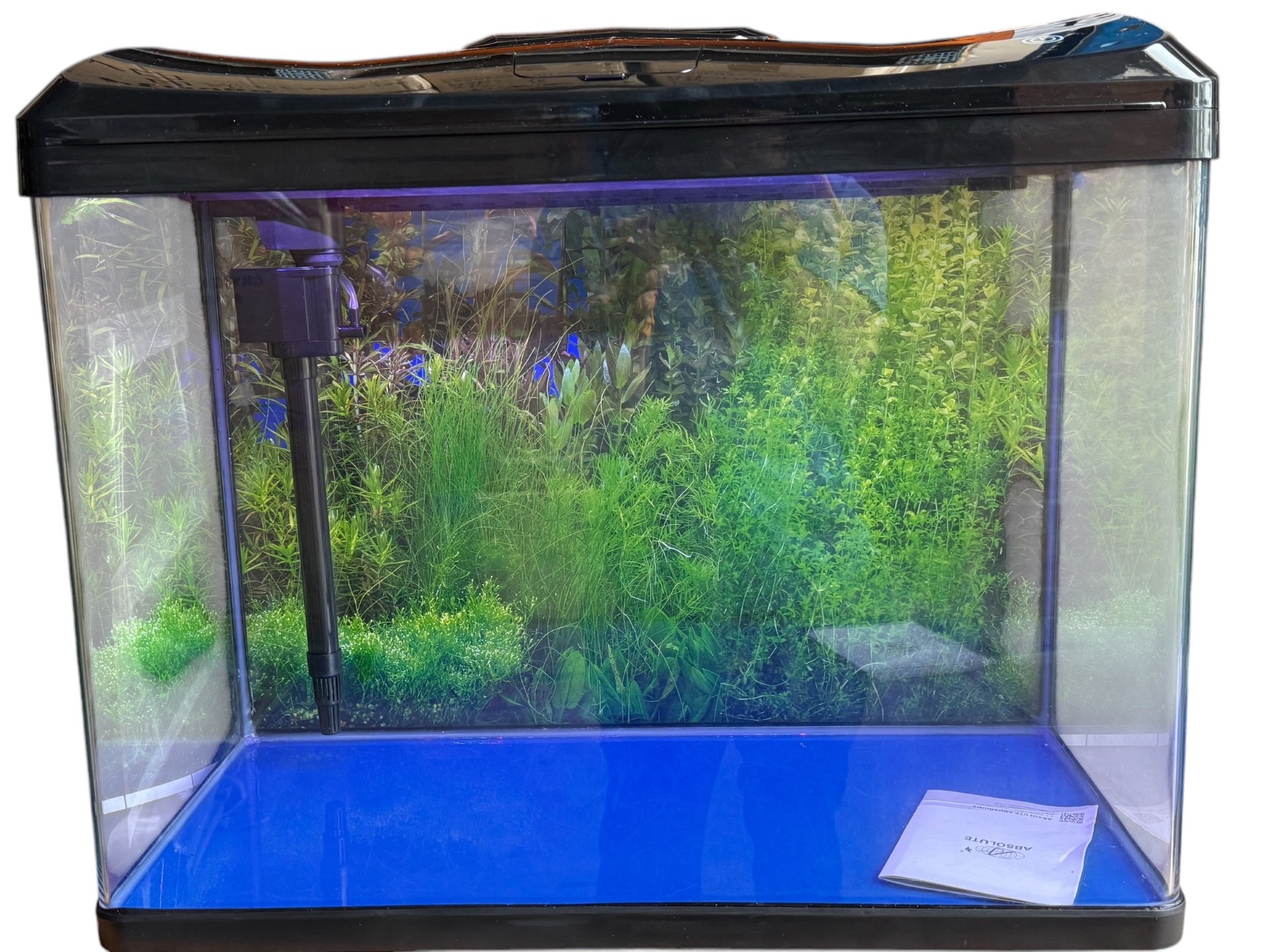 Crystal Clear 66L, comes with LED light,top filter