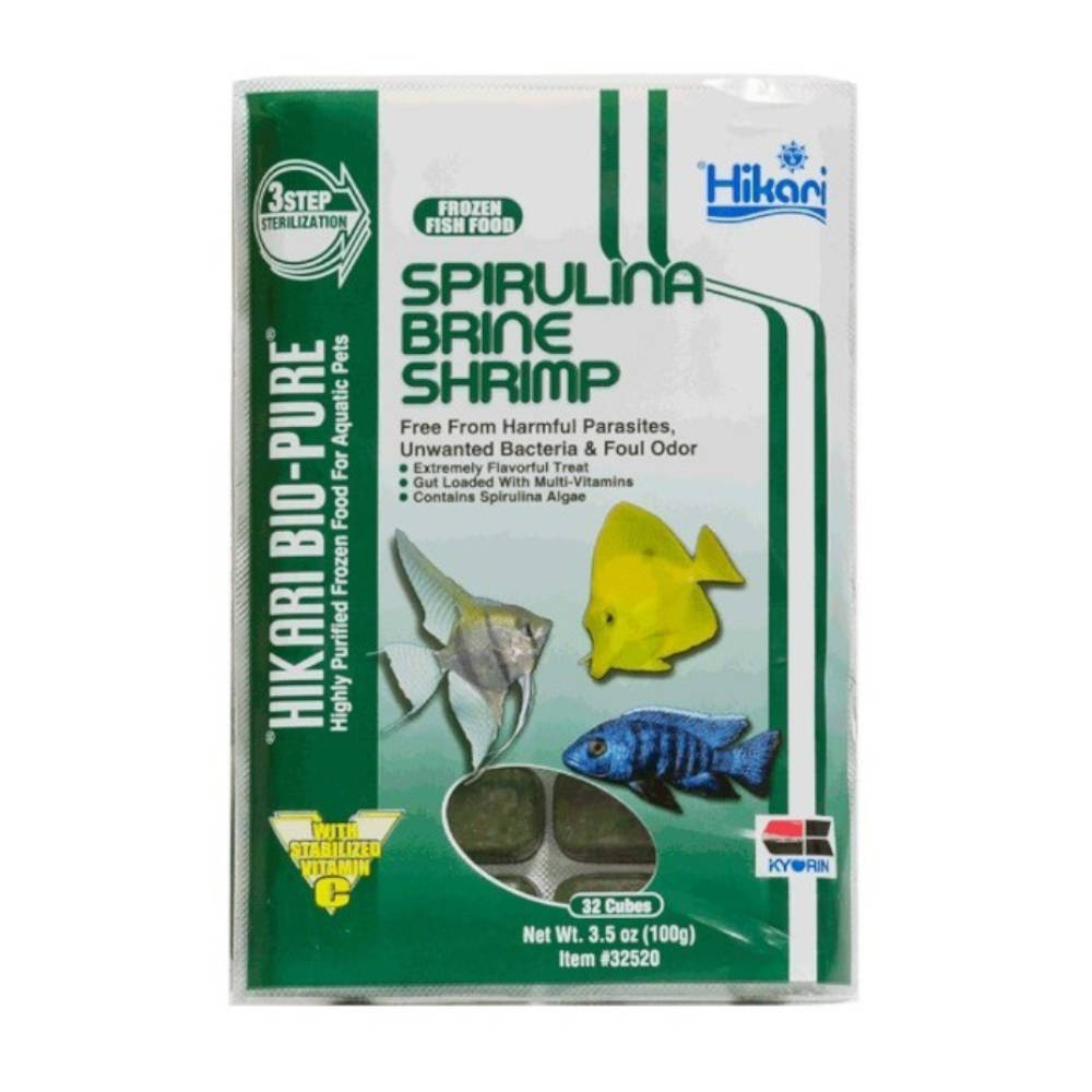 Spirulina Brine Shrimp 100g – 32 Cubes