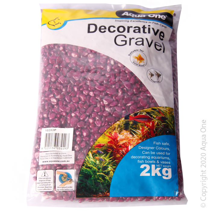 Decorative Gravel 2kg Purple 7mm