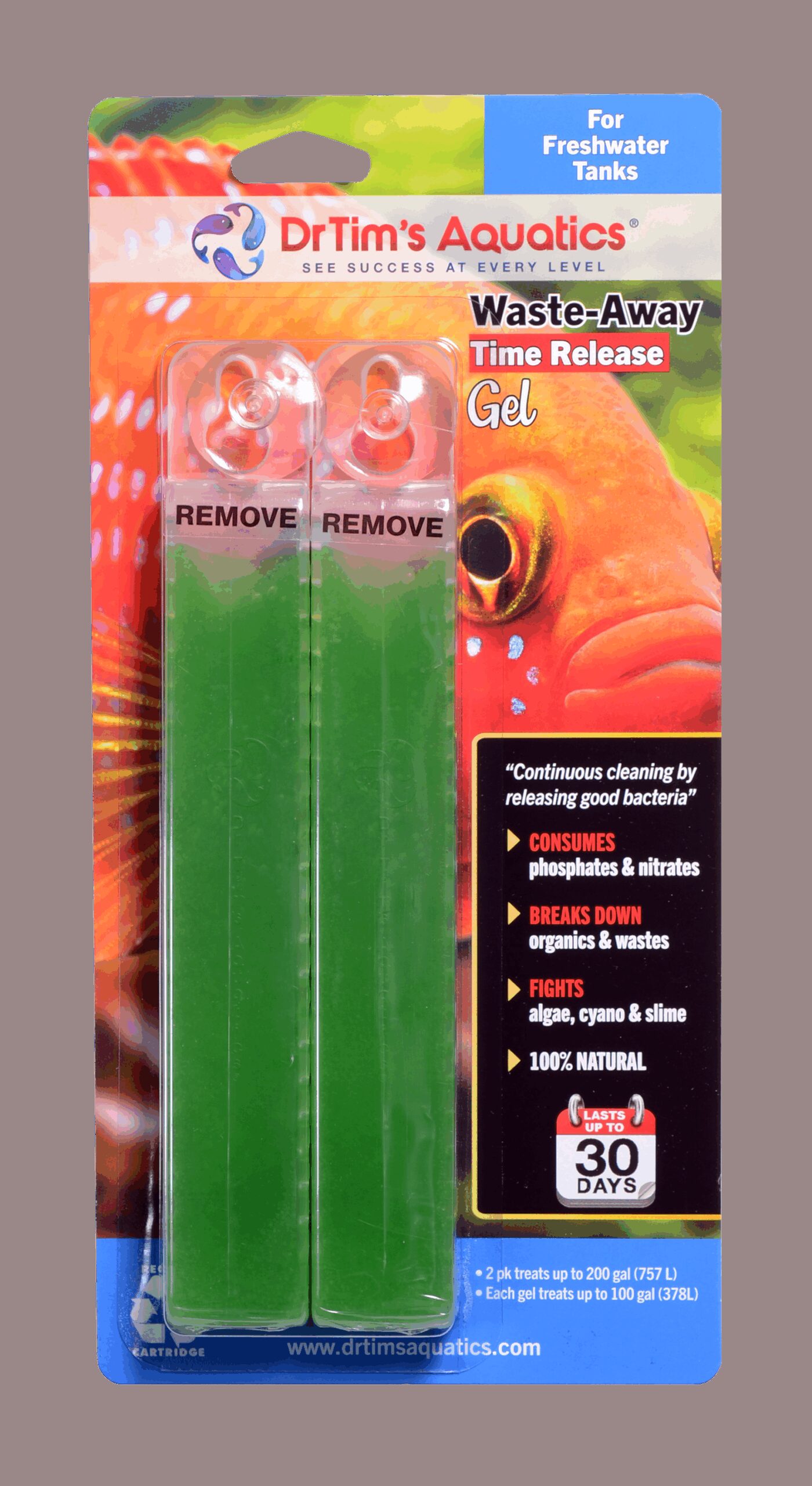 Dr Tim’s Waste-Away Gel FRESHWATER 378L – 2pk