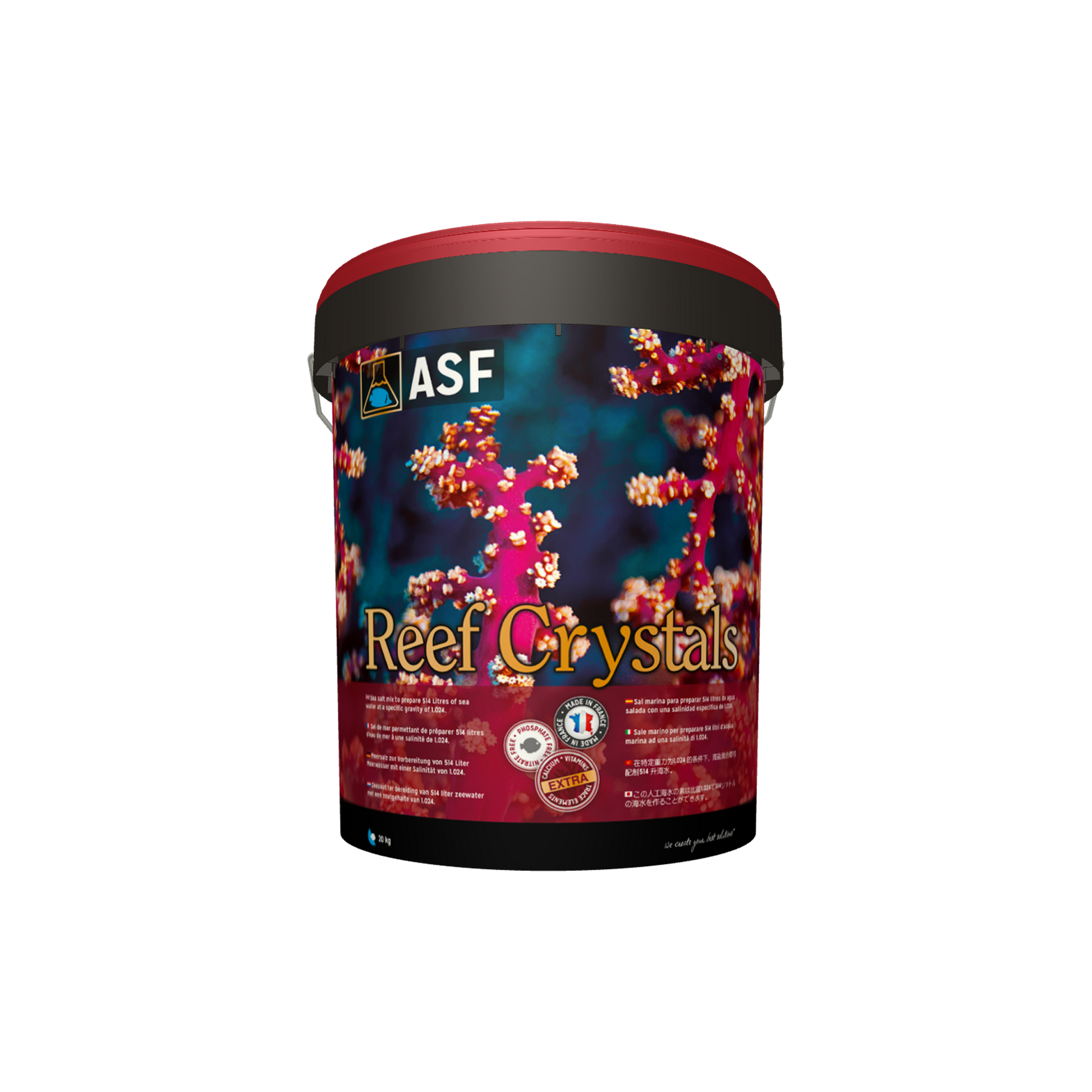 ASF Reef Crystals 20Kg/600L Bucket