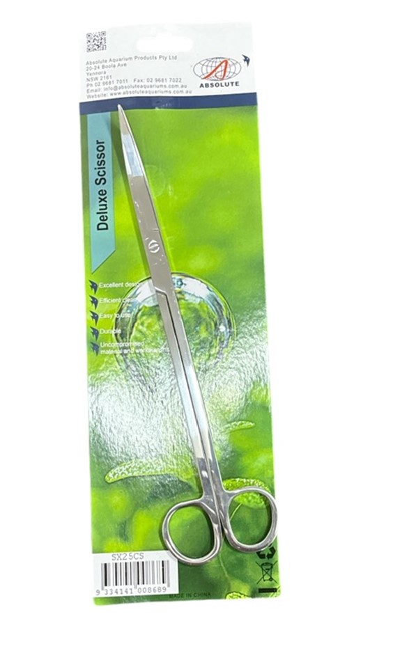 Deluxe Stainless Steel Scissors Curve 25cm