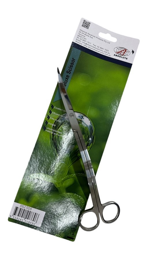 Deluxe Stainless Steel Scissors Double Curve 25cm