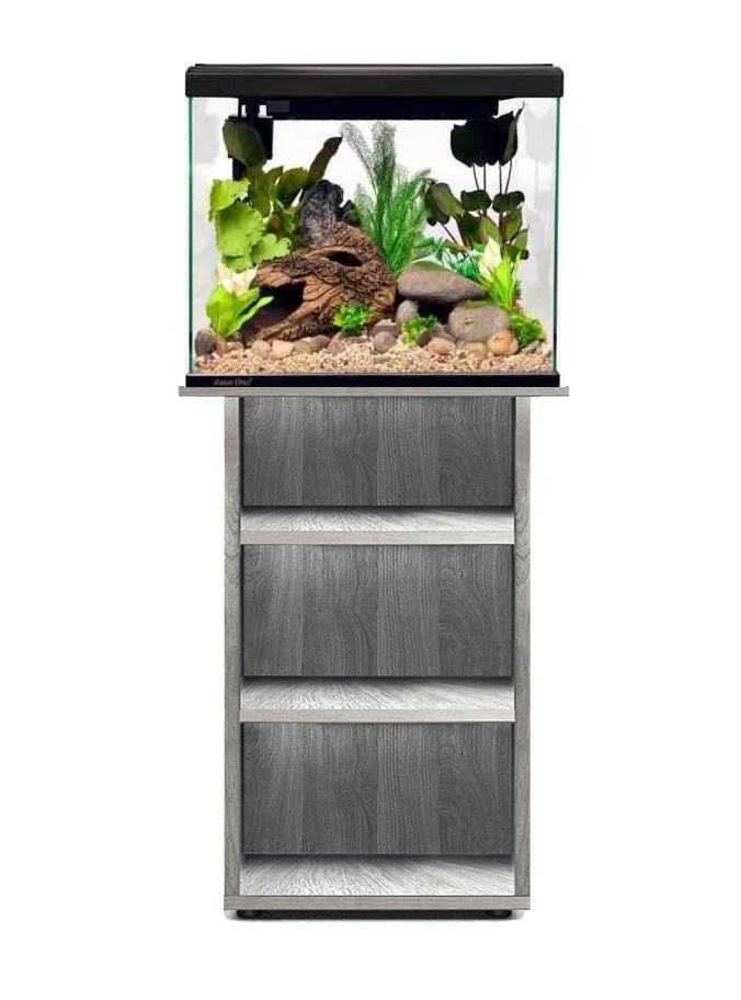 Lifestyle Classic 40 Complete Glass Aquarium 45cm 40l Satin Grey