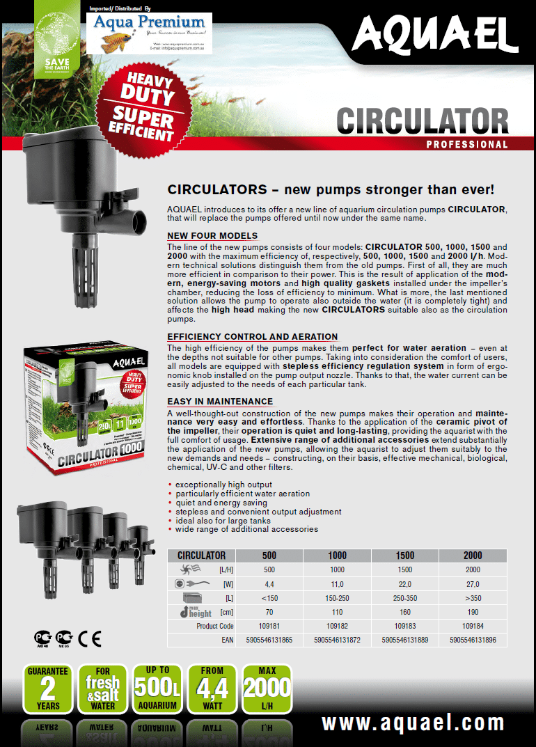 Aquael Circulator 500