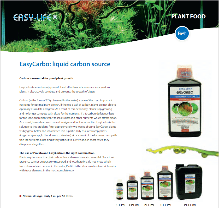 Easy-life Easycarbo (liquid Carbon Plant Fertiliser) 1lt