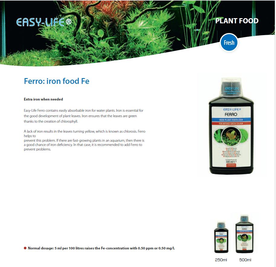 Easy-life Ferro (Iron Plant Fertilizer) 500ml