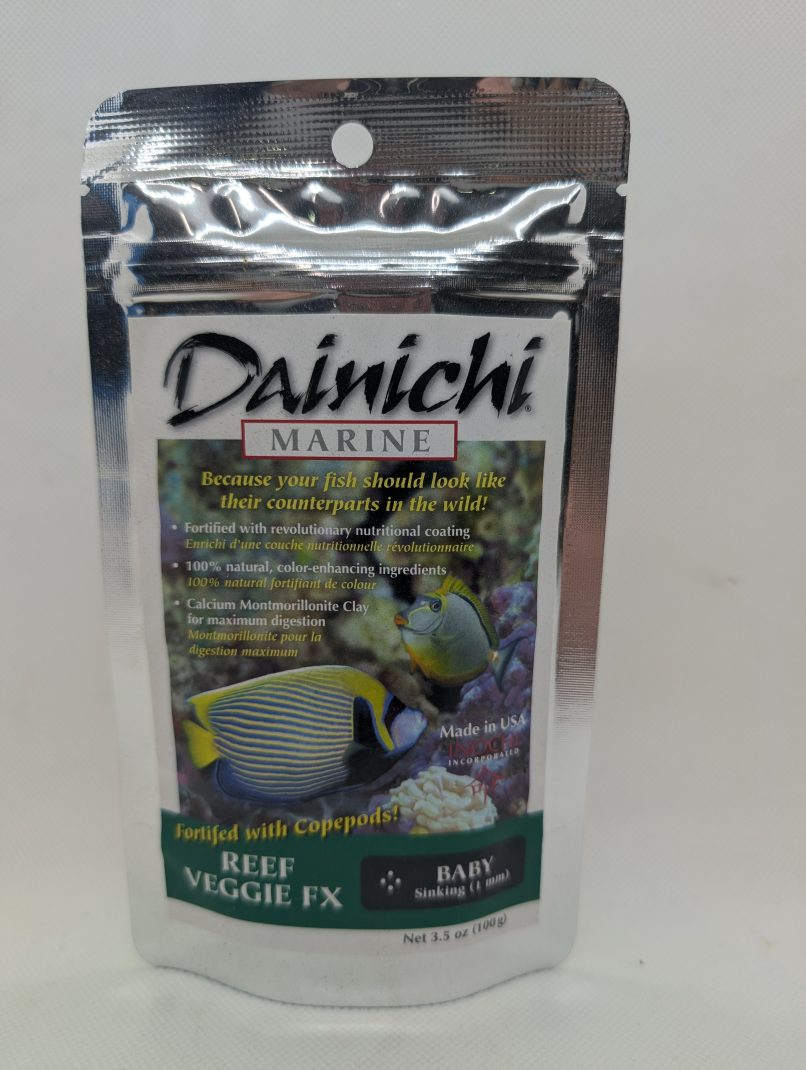 Dainichi Reef Veggie Fx 100g Baby (1mm) Sinking Pellets
