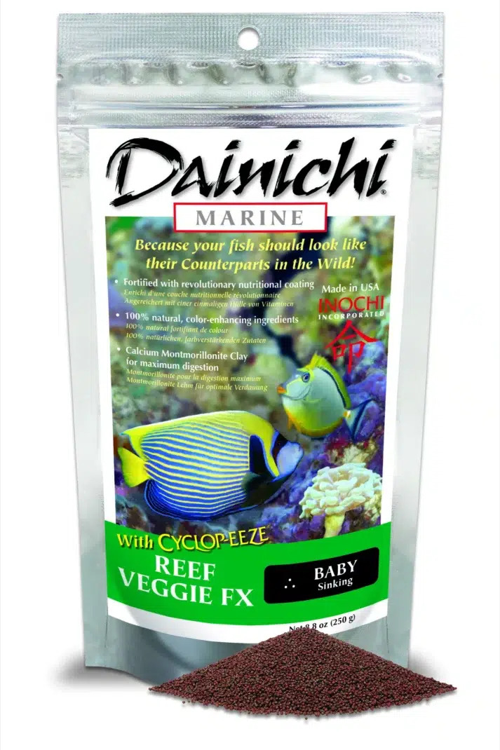 Dainichi Reef Veggie Fx 250g Baby (1mm) Sinking Pellets