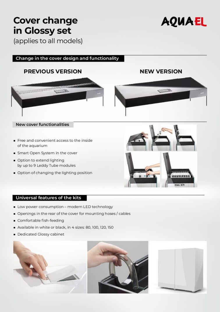 Aquael Glossy 150 Black Aquarium