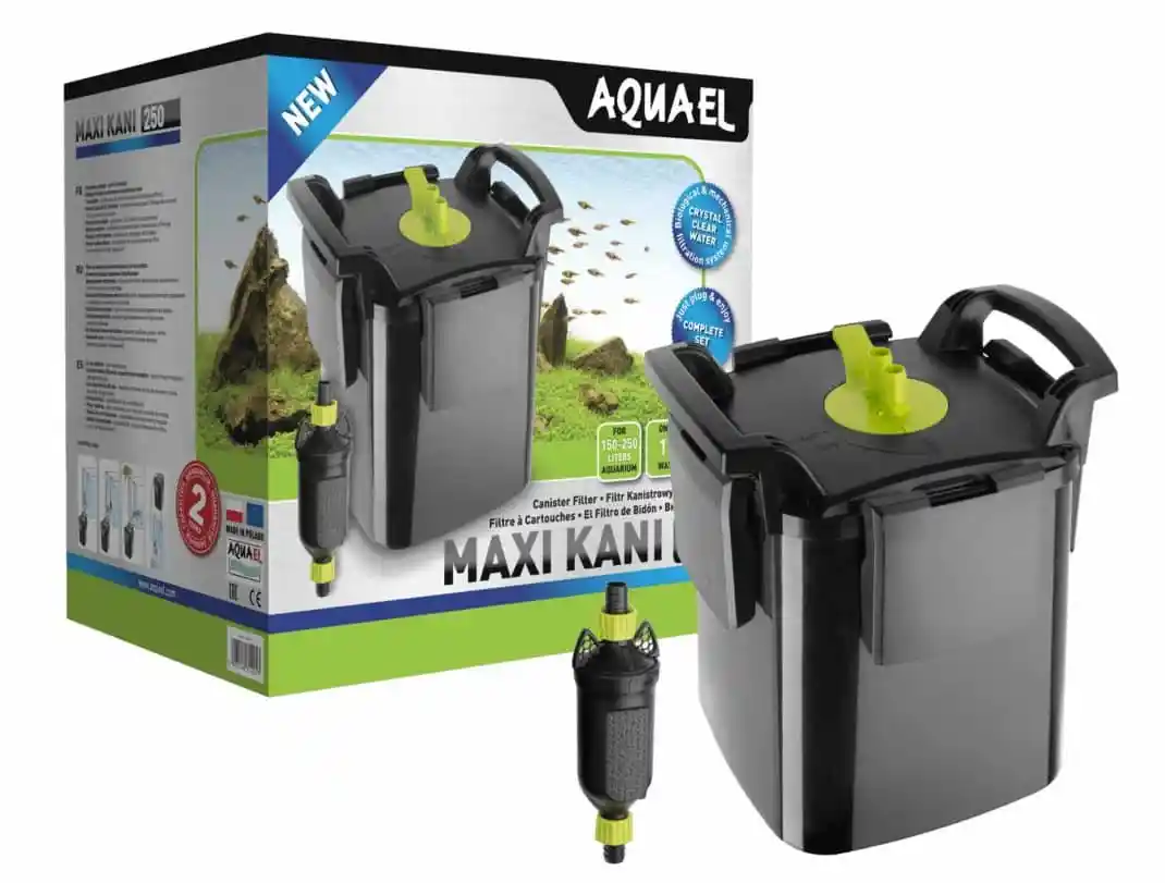 Aquael Filter 250 Maxikani Canister Filter With External Pump