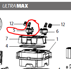 Aquael Check Valve In – Ultramax 1000/1500 (post 2021 Model)