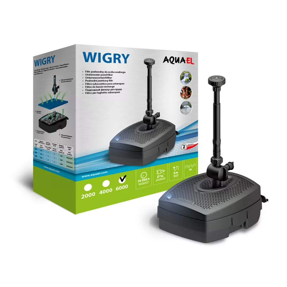 Aquael Wigry 6000 Fountain Pump With Filter And Uv-c Lamp