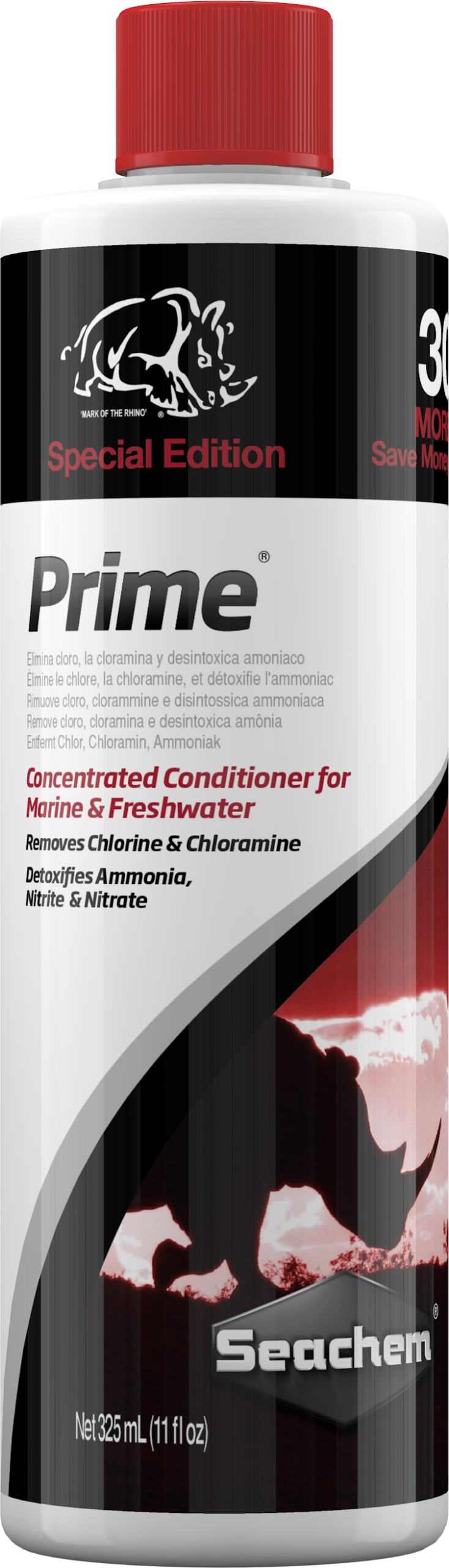 Seachem Prime Bonus Rhino +30% Bonus 325 Ml
