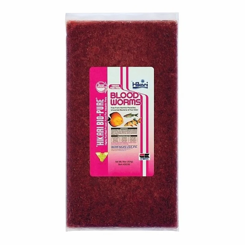 Hikari Blood Worms 454g – Flat Pack