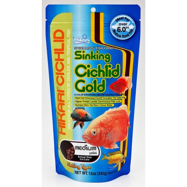 Hikari Sinking Cichlid Gold Medium – 342g