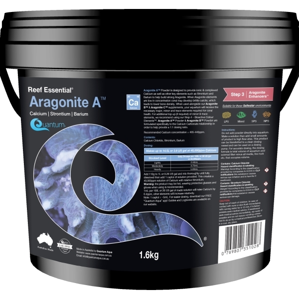 Quantum Aragonite A Powder – 1.6kg