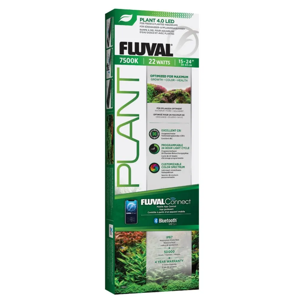 Fluval Led Plant Light 4.0 22w 38.4- 63cm Bt Mesh