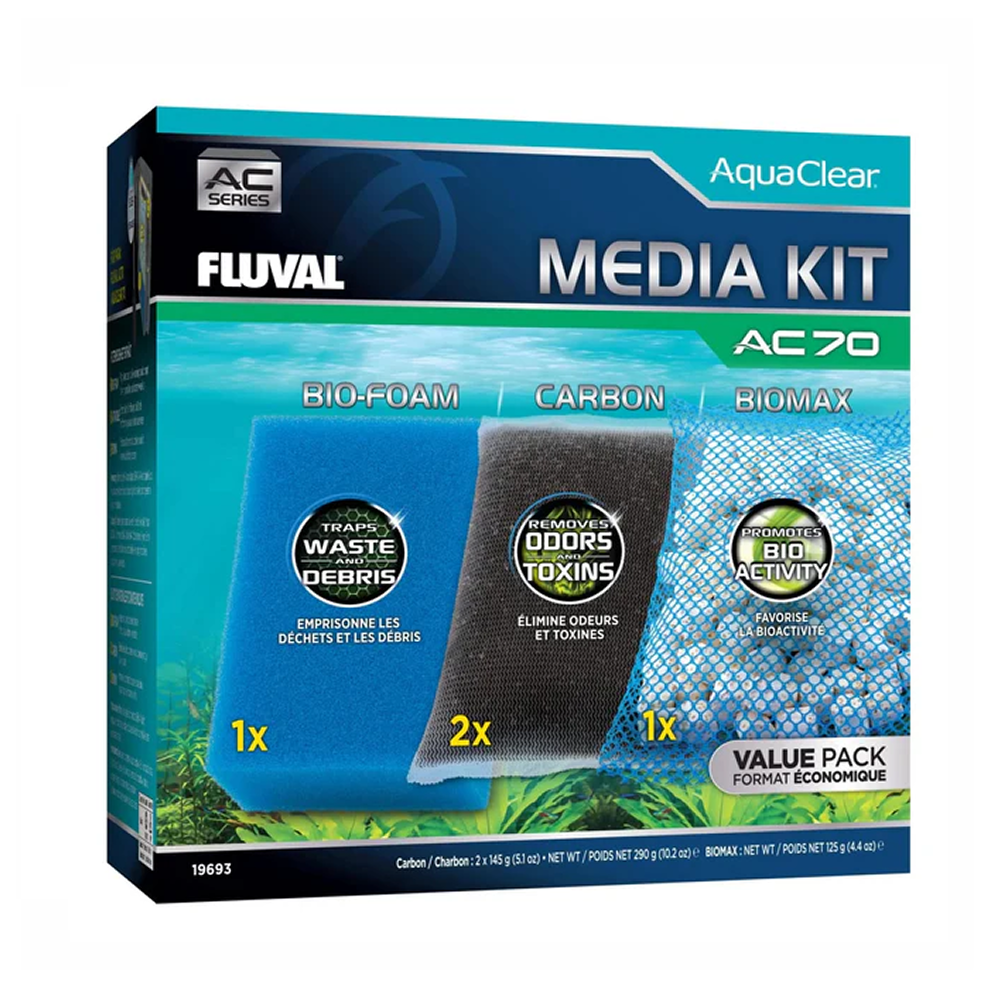 Fluval Aquaclear Ac70 Filter Media Maintenance Kit