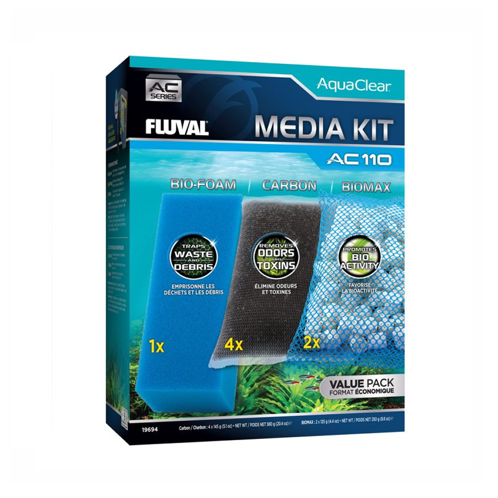 Fluval Aquaclear Ac110 Filter Media Maintenance Kit