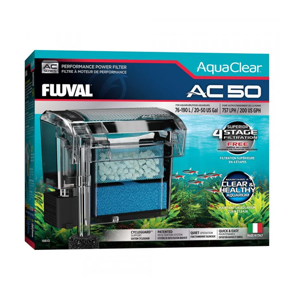 Fluval Aquaclear Hang On Filter Ac50 – 757lph