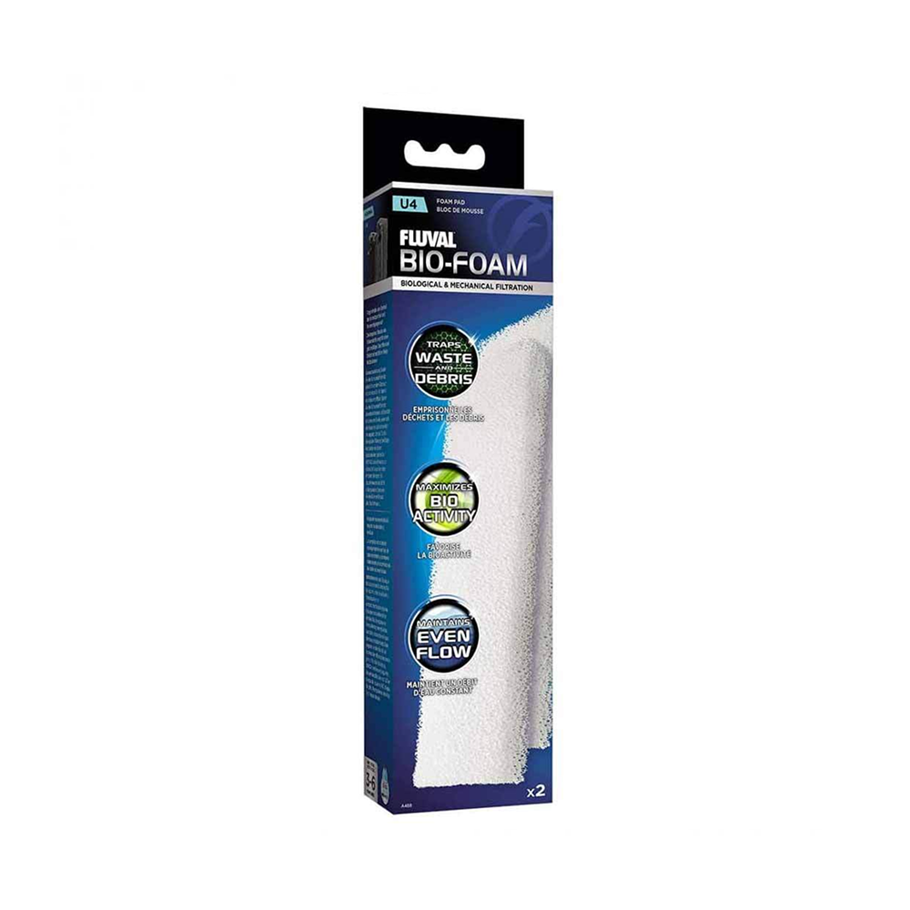 Fluval U4 Foam Insert 2 Pack