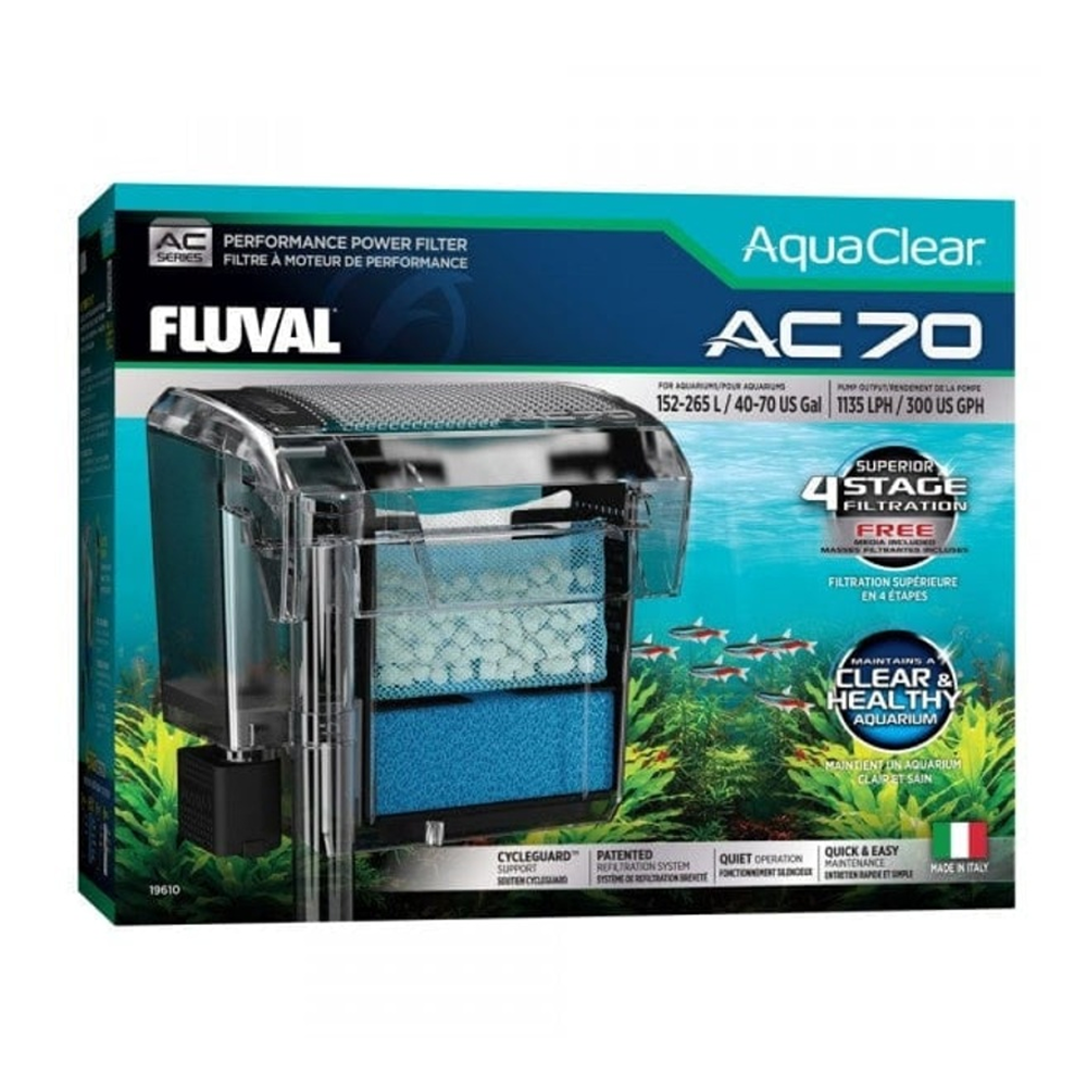 Fluval Aquaclear Hang On Filter Ac70 – 1135lph