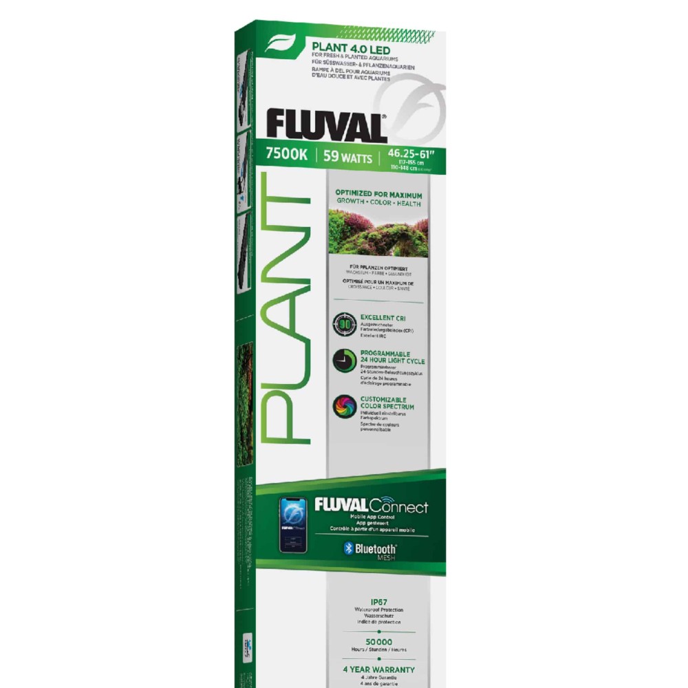 Fluval Led Plant Light 4.0 59w 110.5 -148.1cm Bt Mesh