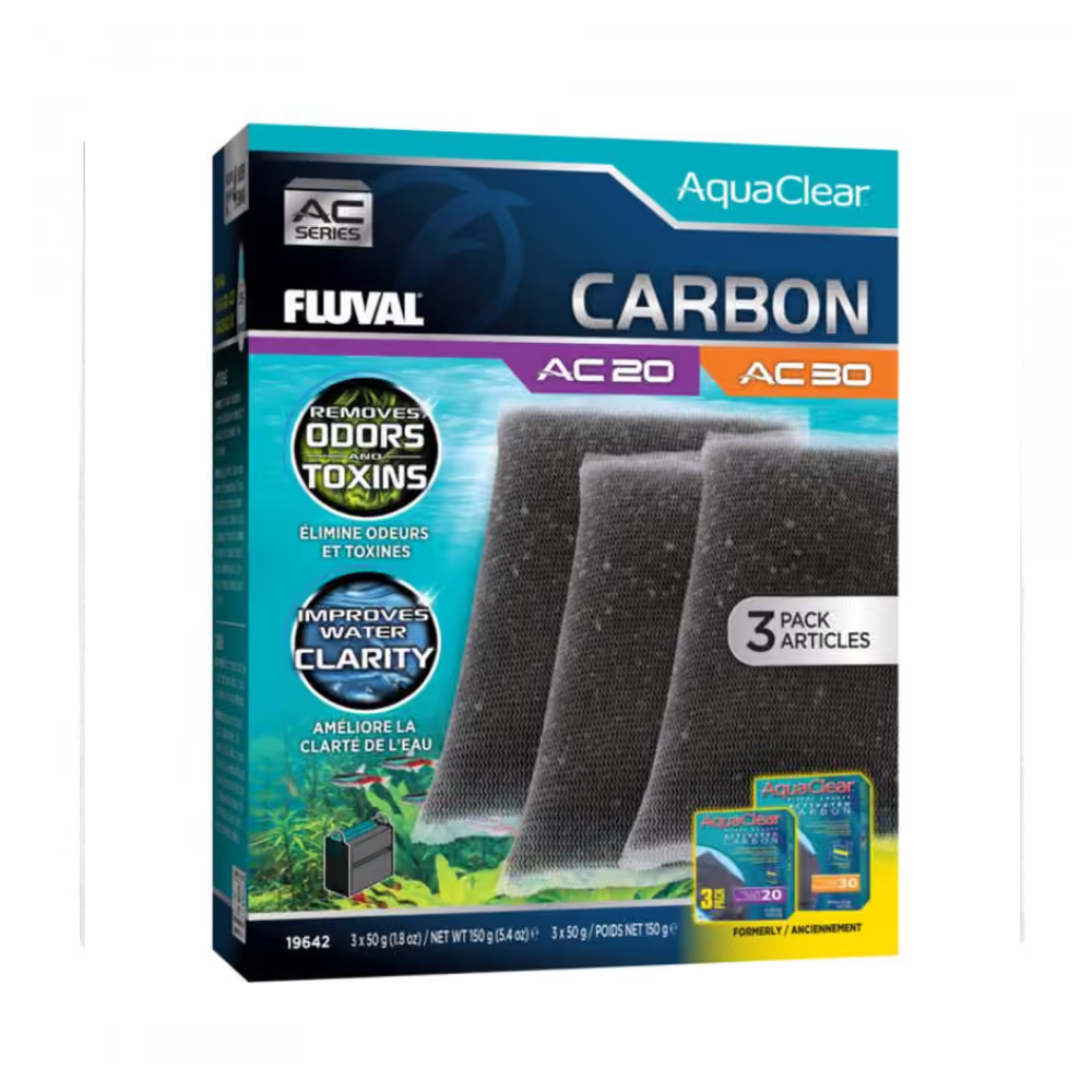 Fluval Ac20/30 Activated Carbon Insert 3 Pack