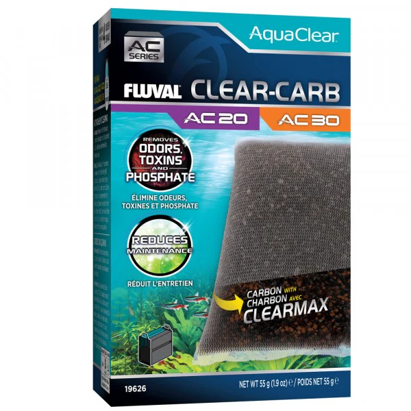 Fluval Ac20/30 Clear Carb Insert 1 Pack