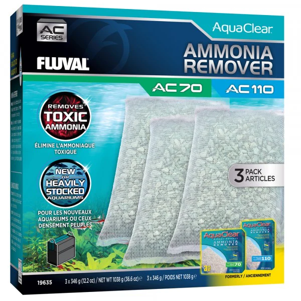 Fluval Ac70/110 Ammonia Remover Insert 3 Pack