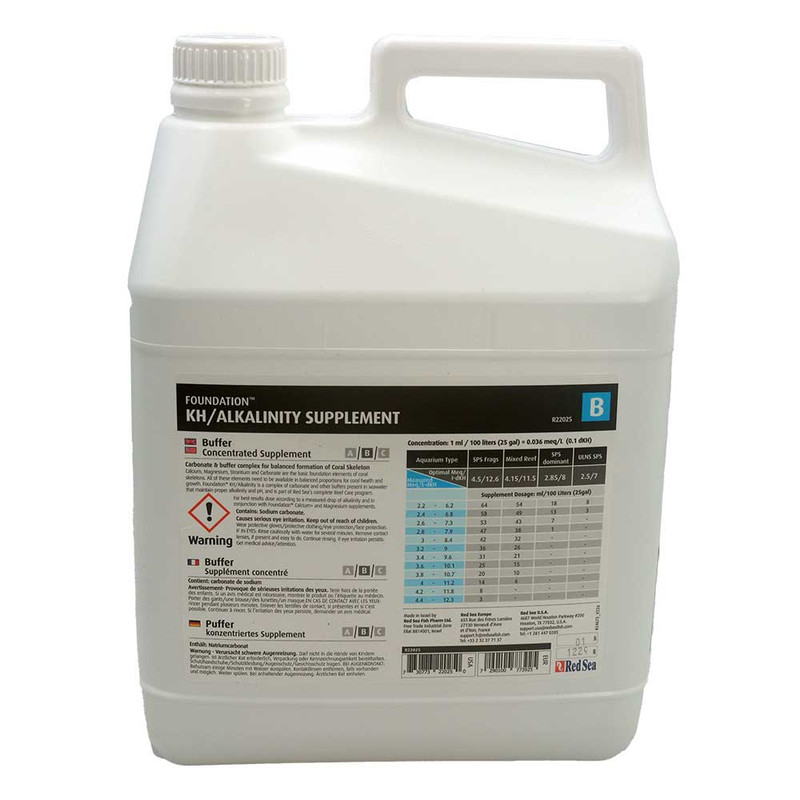 Red Sea Reef Care Kh/alkalinity Foundation B 5ltr