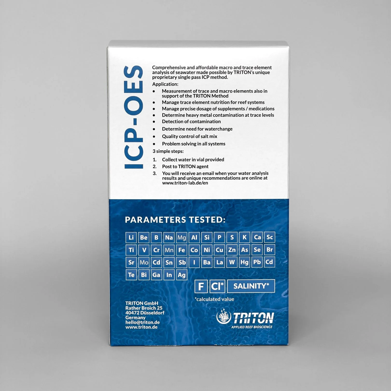 Triton ICP-OES Lab Test Kits 4 Pack