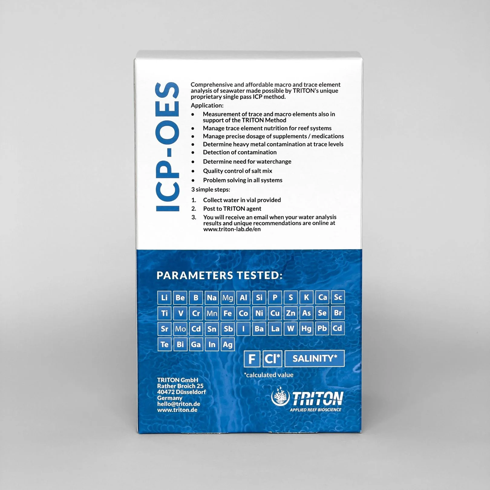 Triton ICP-OES Lab Test Kits