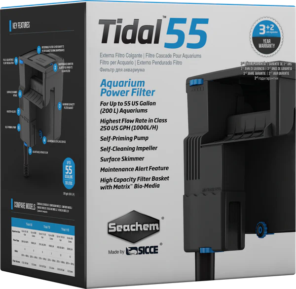 Seachem Tidal 55 Hangon Filter 208l