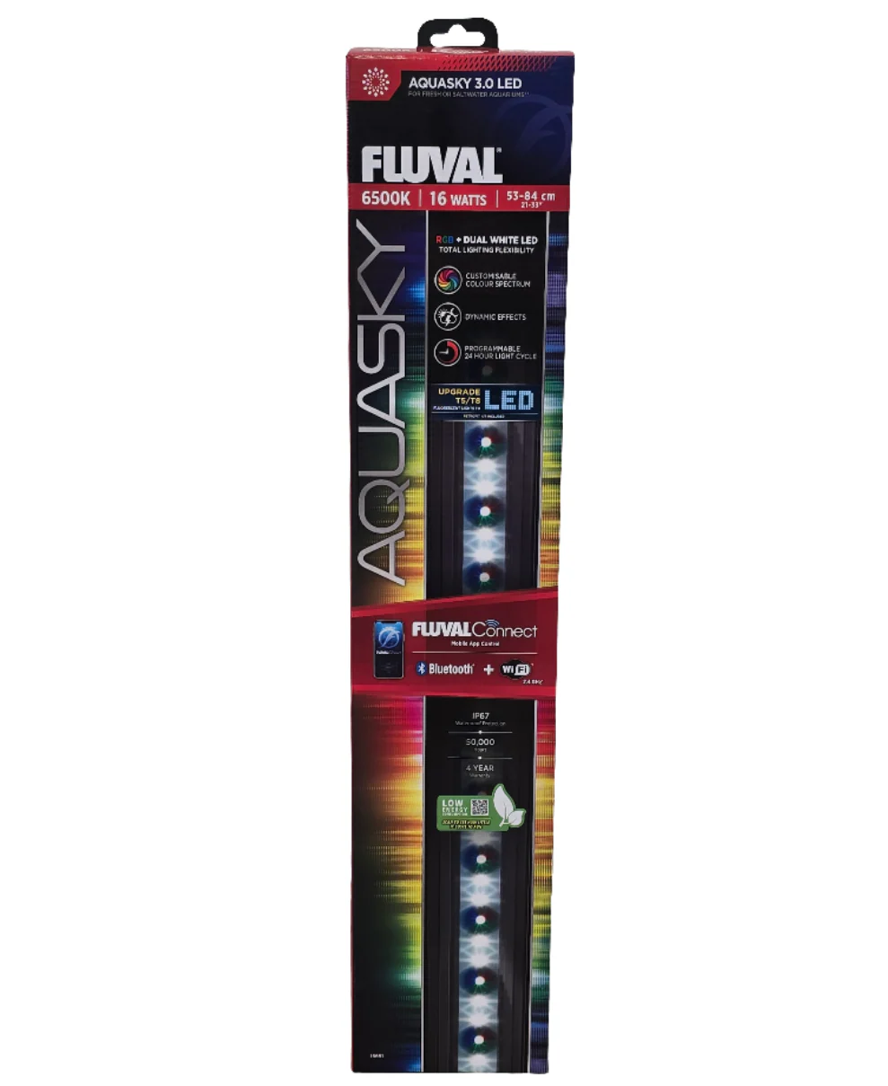 Fluval Led Aquasky Rgb+w 3.0 16w 53 – 84.4cm Wifi & Bt