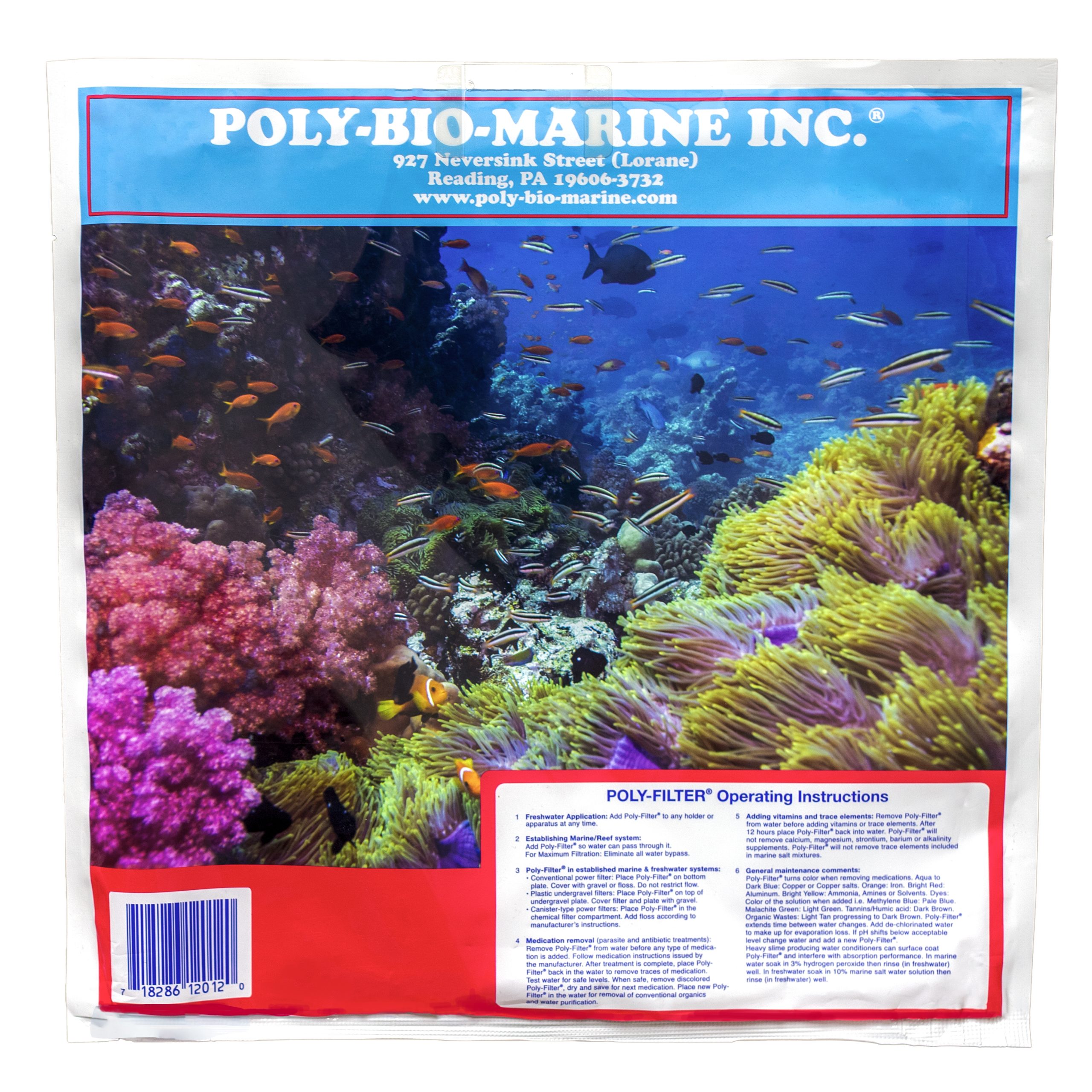Poly Filter Pad 12″x 12″
