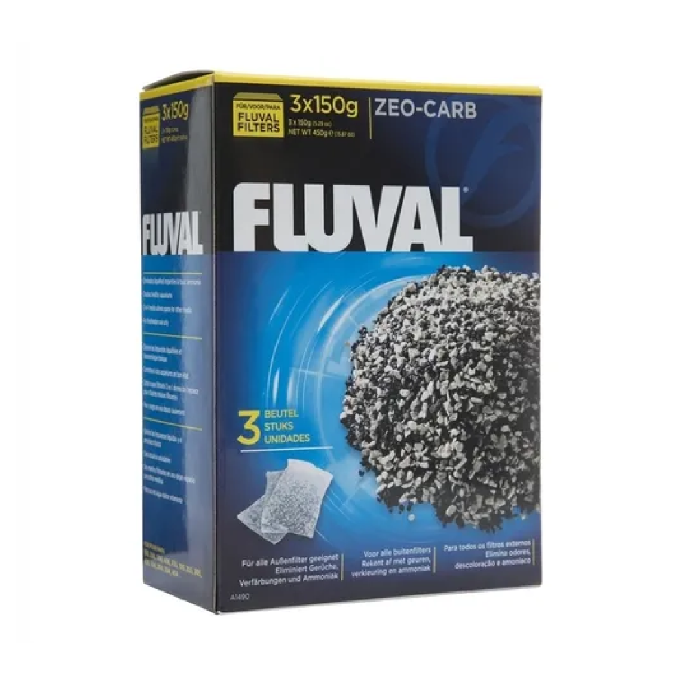 Fluval Zeo Carb 450gm (3x150gm)