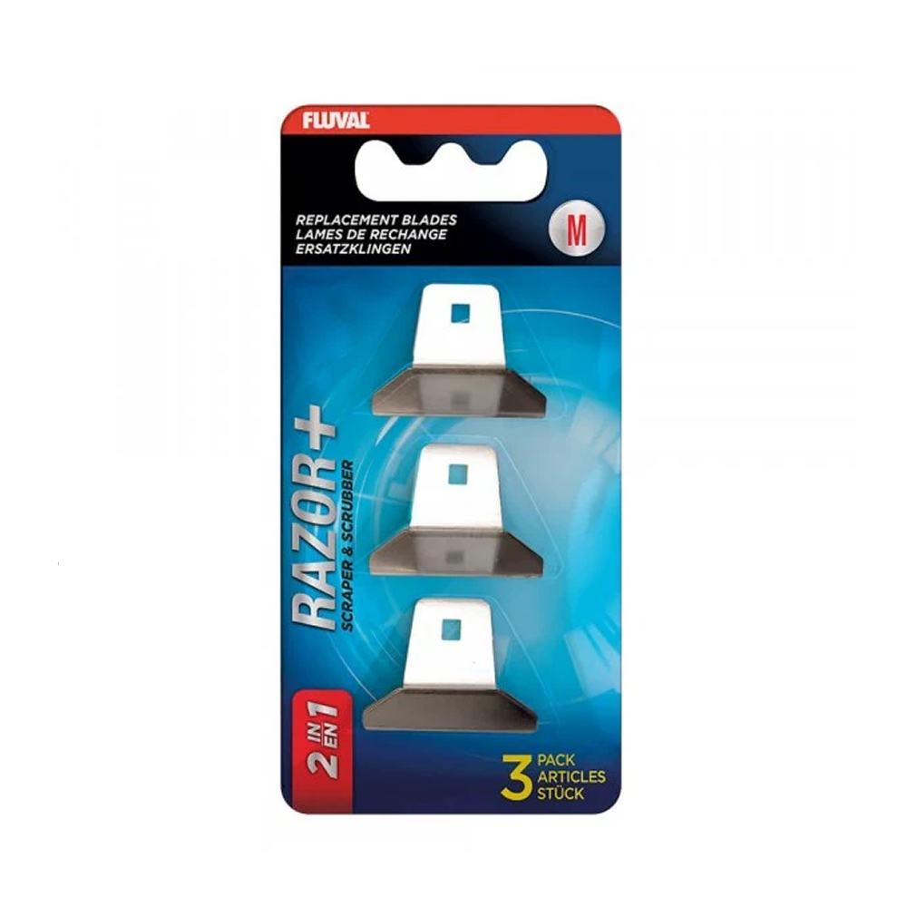 Fluval Replacement Razor (3) Magnet Medium