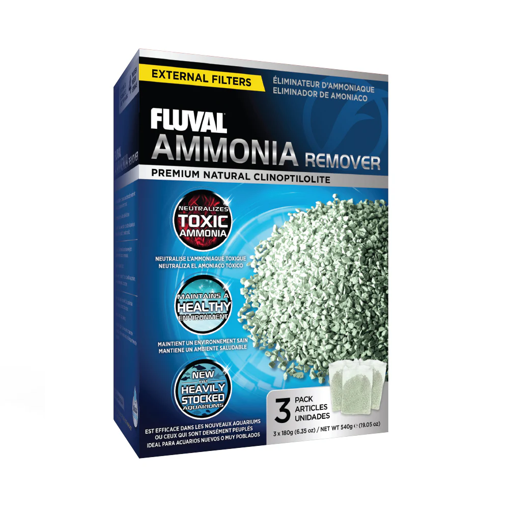 Fluval Ammonia Remover 3 X 180gm Bags