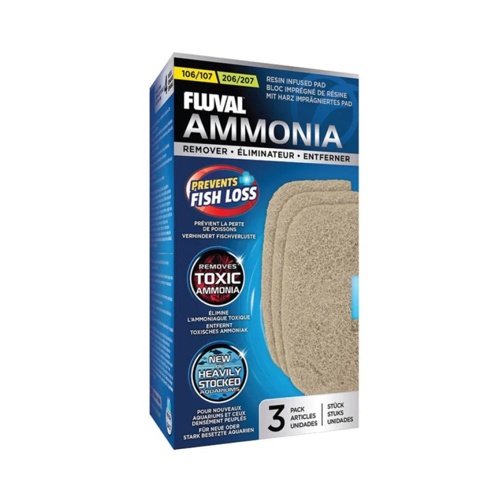 Fluval Ammonia Pads 106/107 & 206/207 – 3 Pack